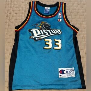 Vintage Grant Hill Detroit Pistons Champion NBA Jersey Youth M (10-12)